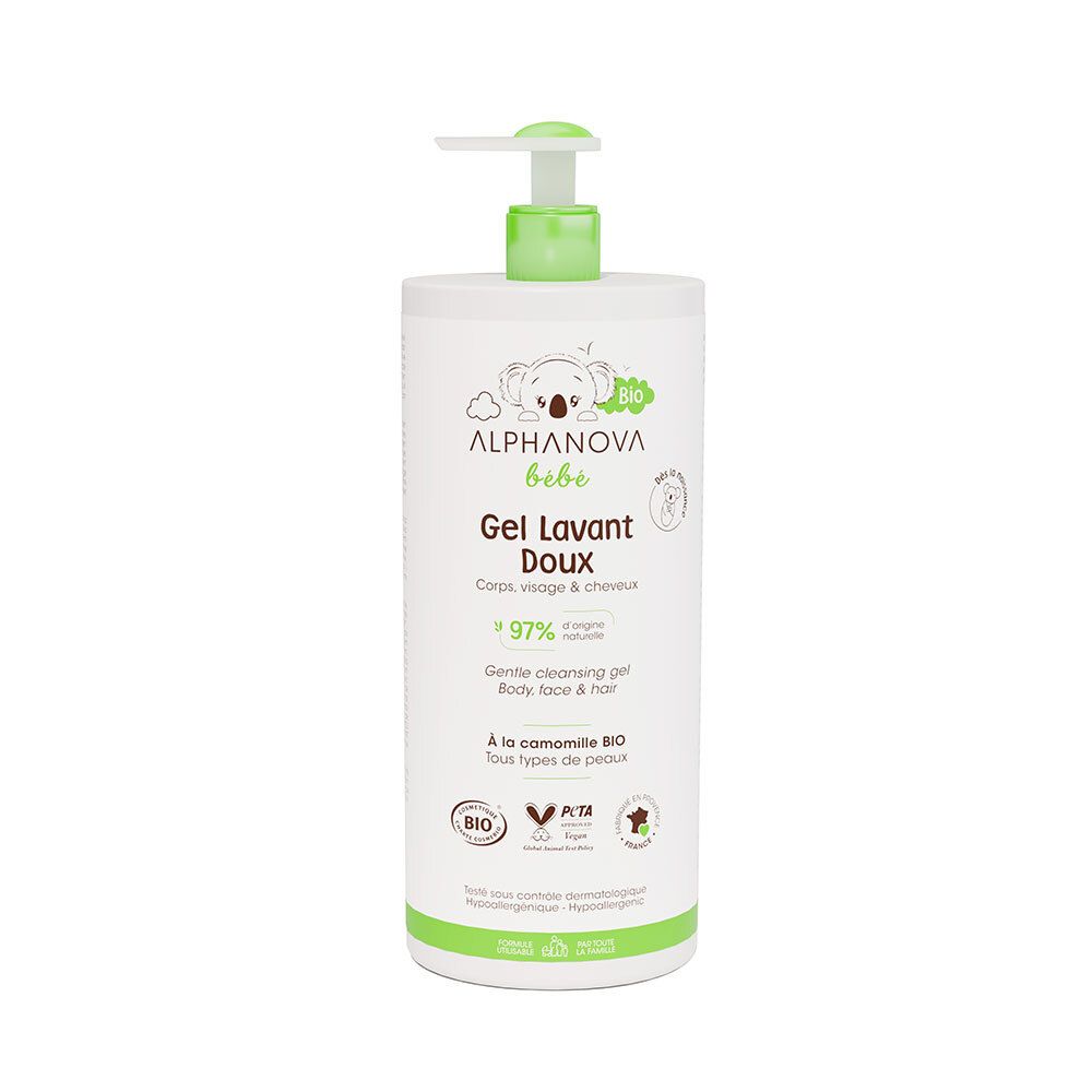 ALPHANOVA Bébé Gel Lavant Doux