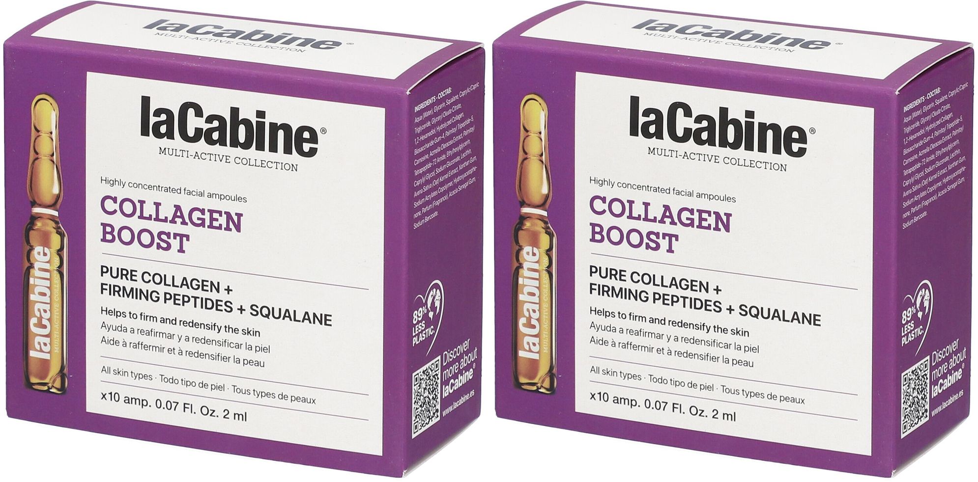 La Cabine® Collagen Boost Ampoules - Anti-âge et rajeunissement