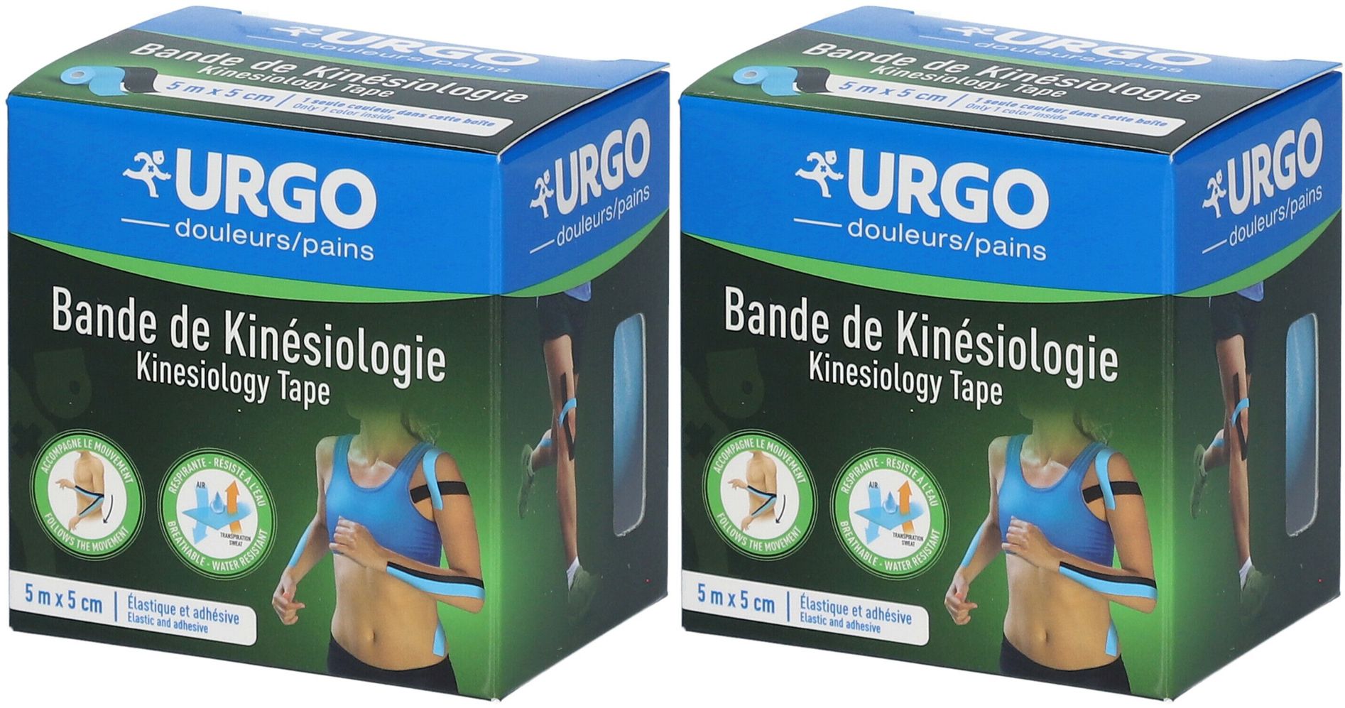 URGO Bande de Kinésiologie 5 m x 5 cm