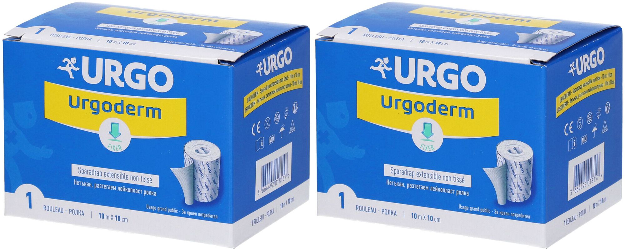 URGO Urgoderm Sparadrap non tissé extensible 10 m x 10 cm