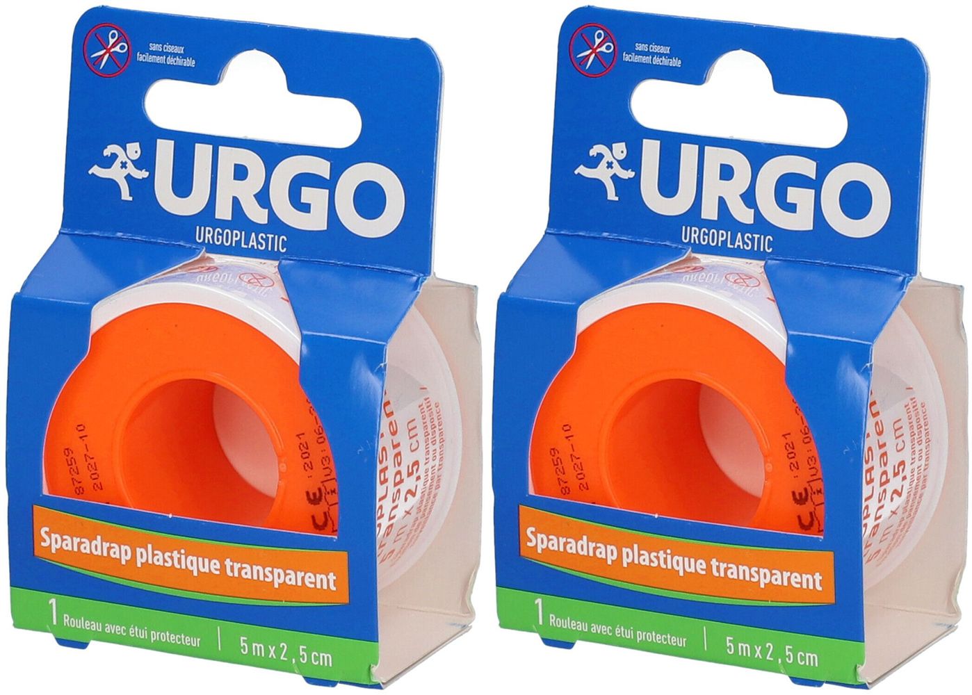URGO Urgoplastic Film transparent Sparadrap Discret 5 m x 2,5 cm