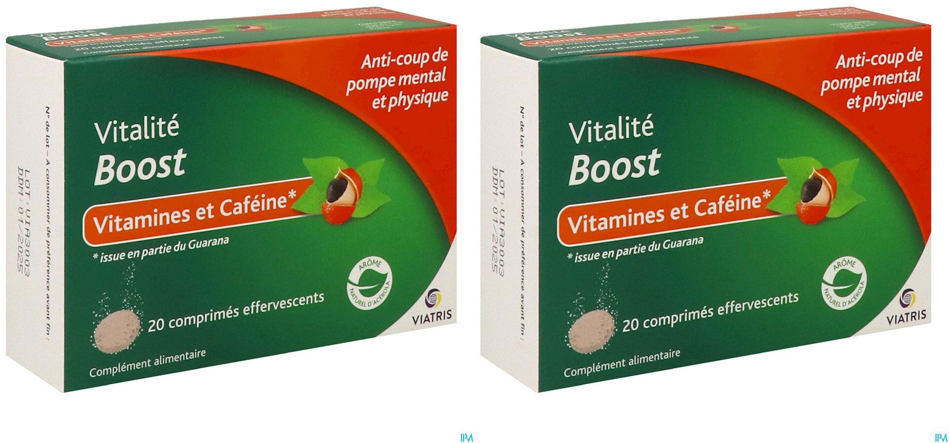 Vitalité Boost Vitamines et Caféine
