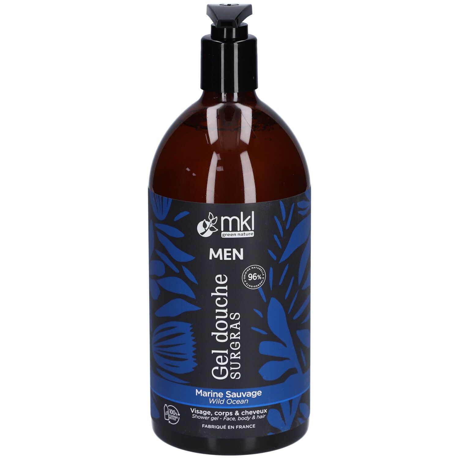 MKL Gel Douche Marine Sauvage Homme 1L
