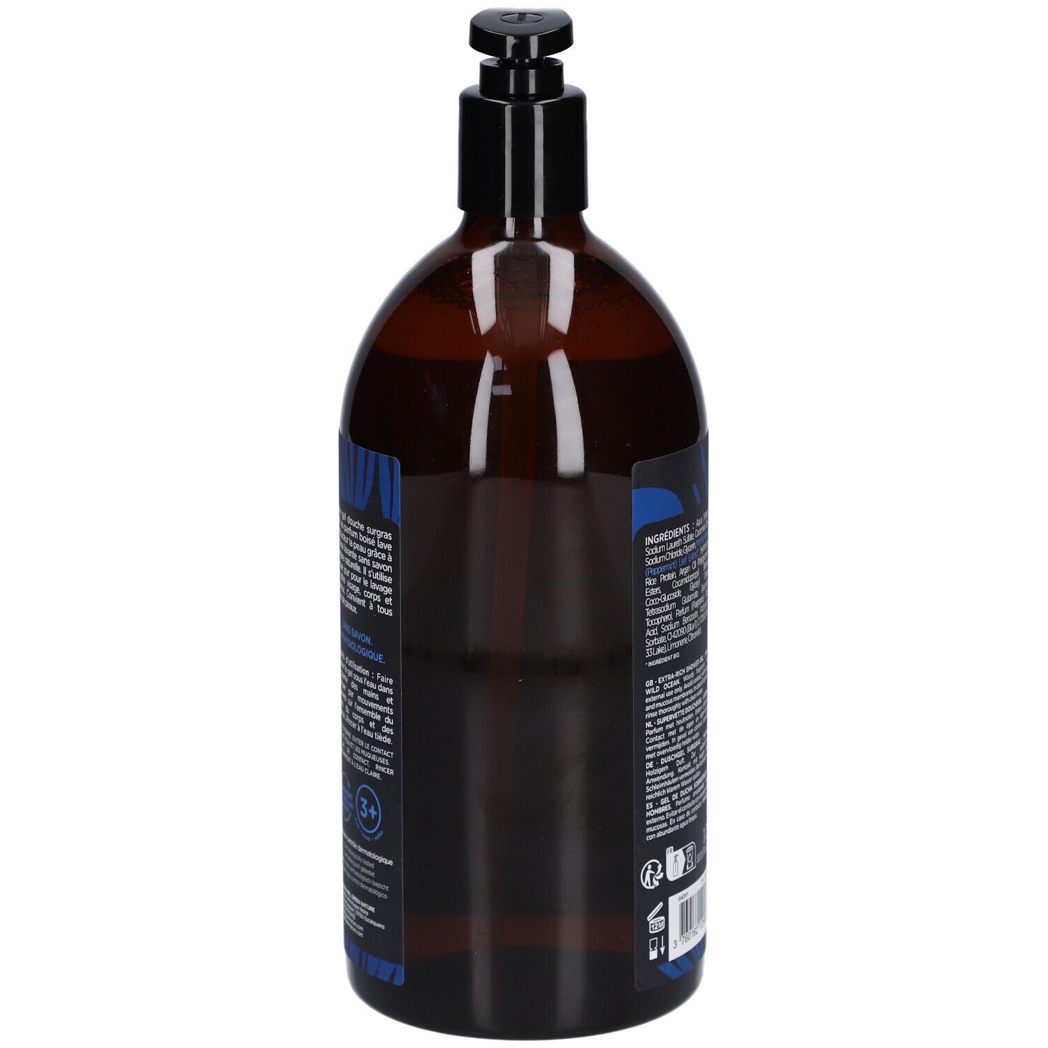 MKL Gel Douche Marine Sauvage Homme 1L