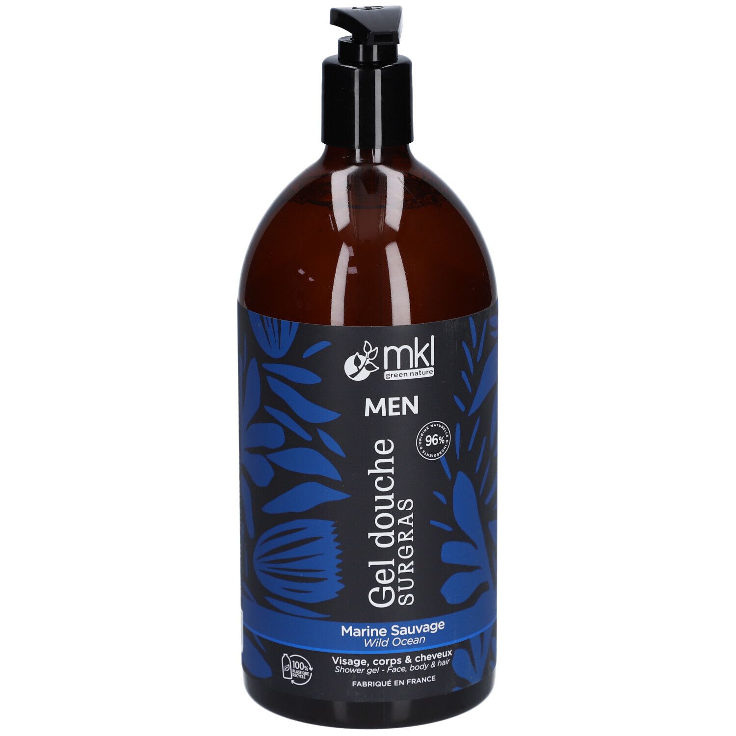 MKL Gel Douche Marine Sauvage Homme 1L