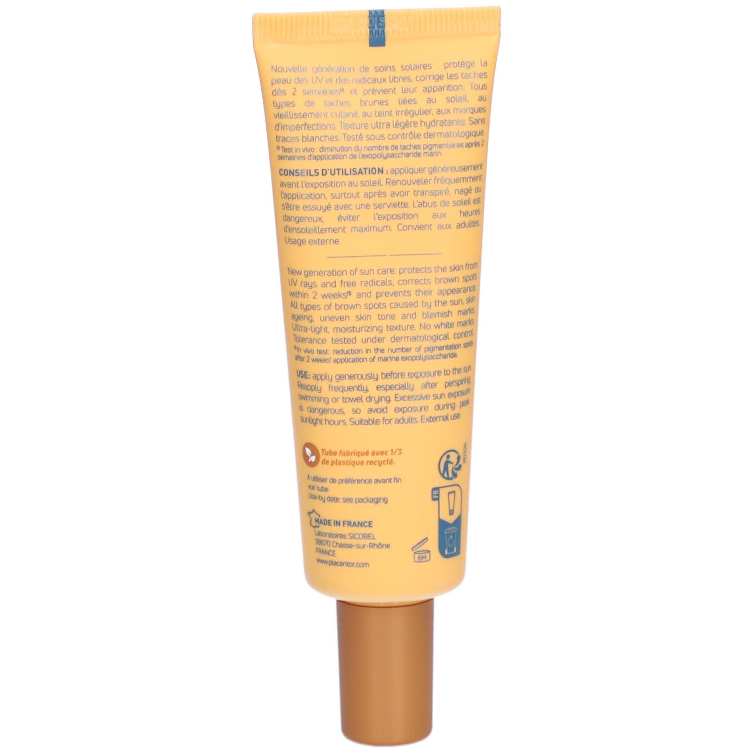 PLACENTOR Fluide Solaire Correcteur de Tâches SPF50+
