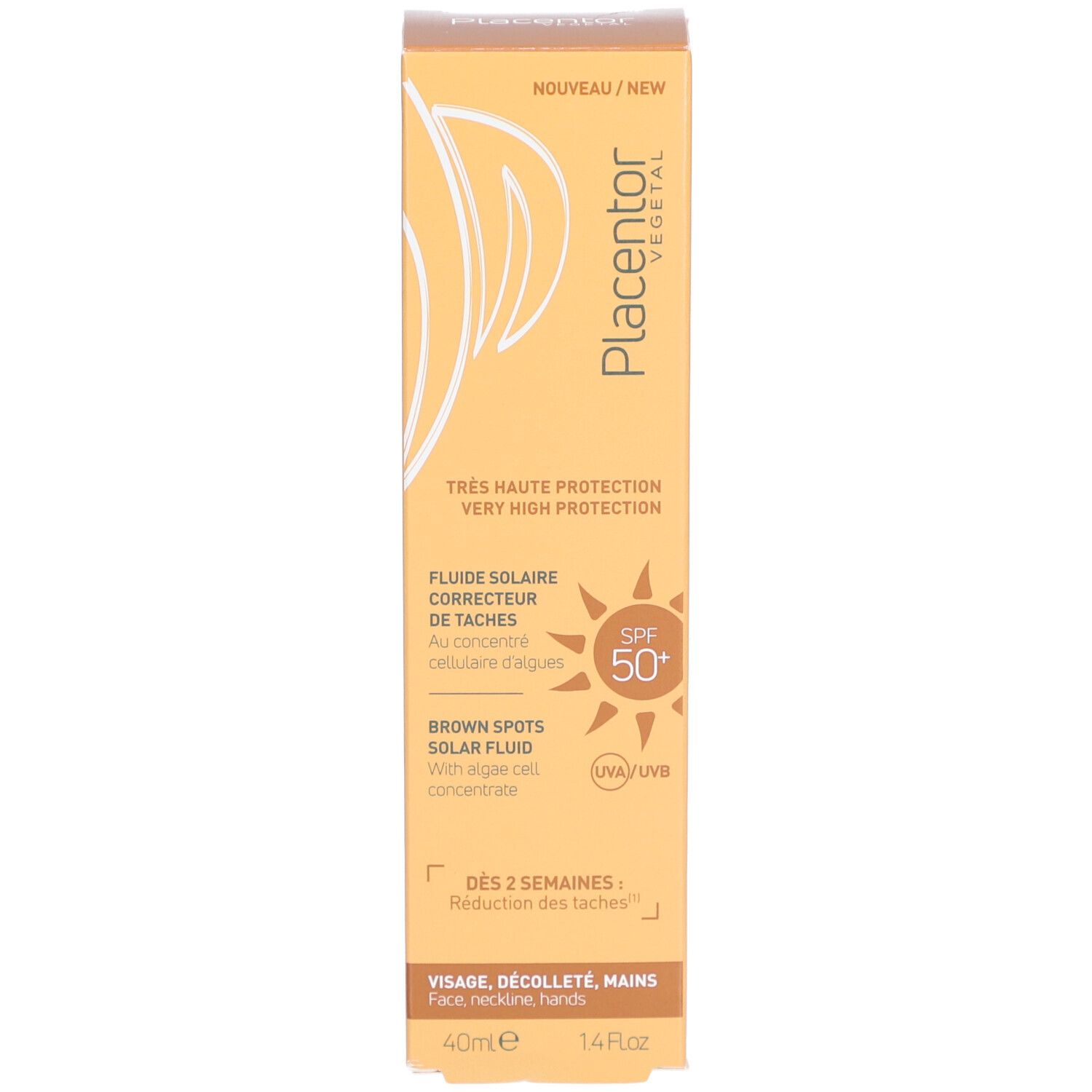 PLACENTOR Fluide Solaire Correcteur de Tâches SPF50+