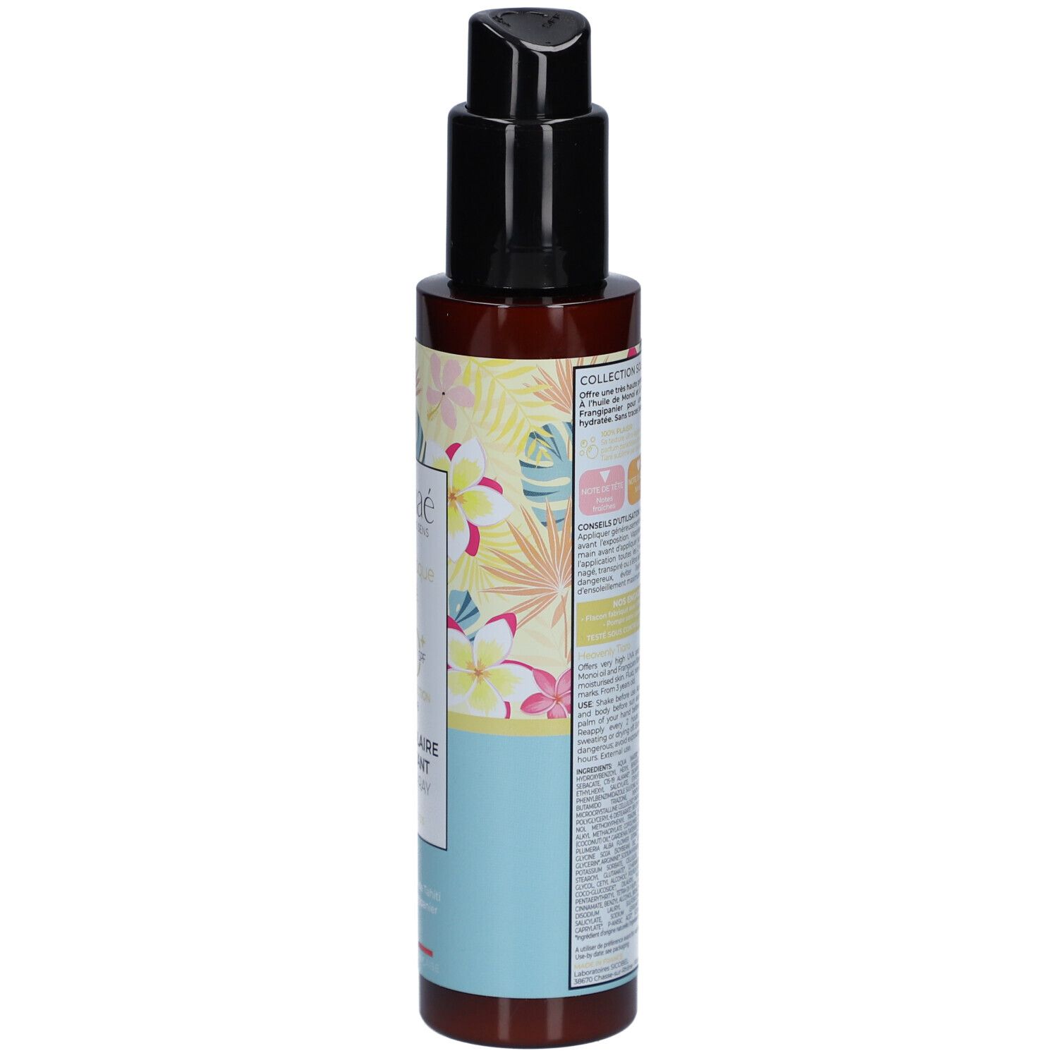 OSMAE Spray Solaire Hydratant Paradisiaque Tiaré SPF50+