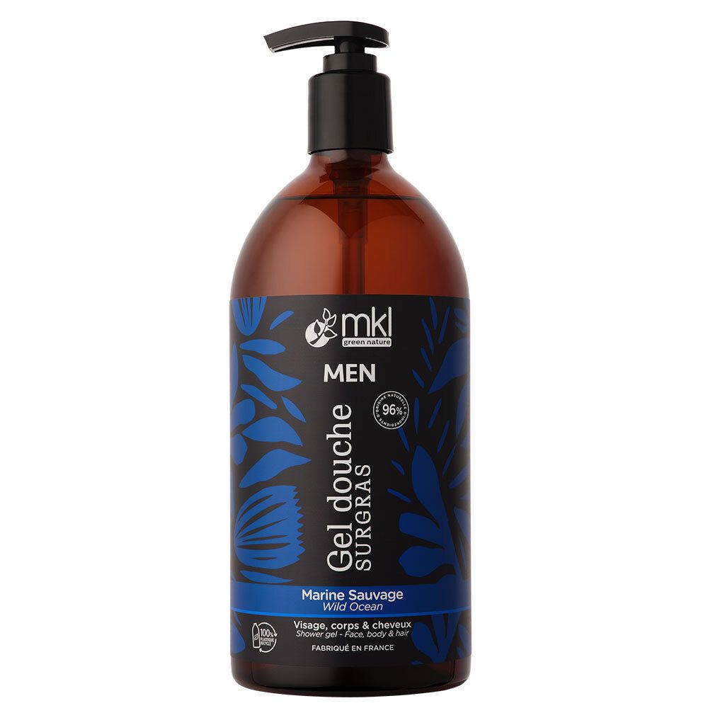 MKL Green Nature Men Gel Douche Surgras Marine Sauvage