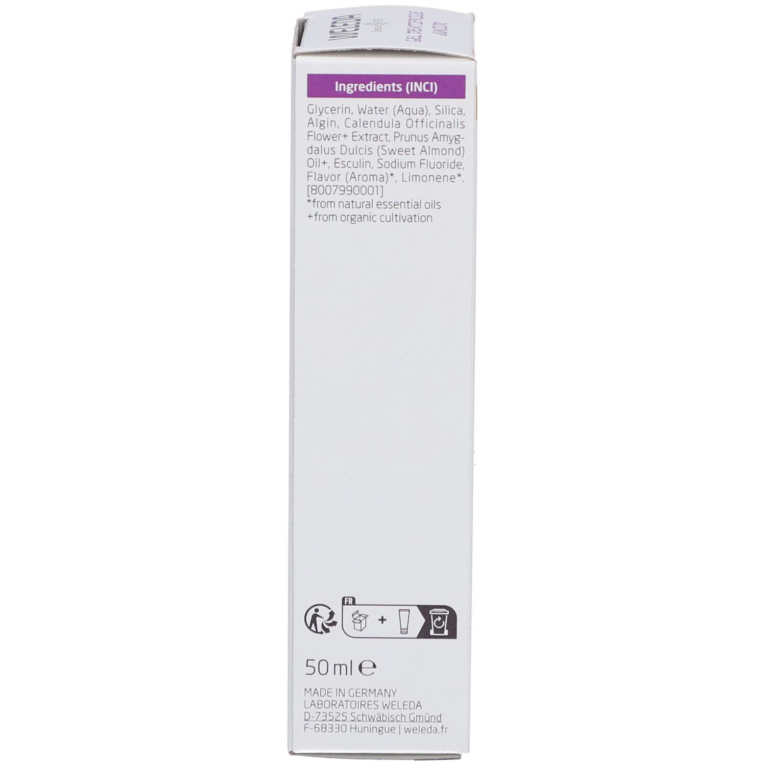 WELEDA Gel Dentifrice Junior 6-12 ans