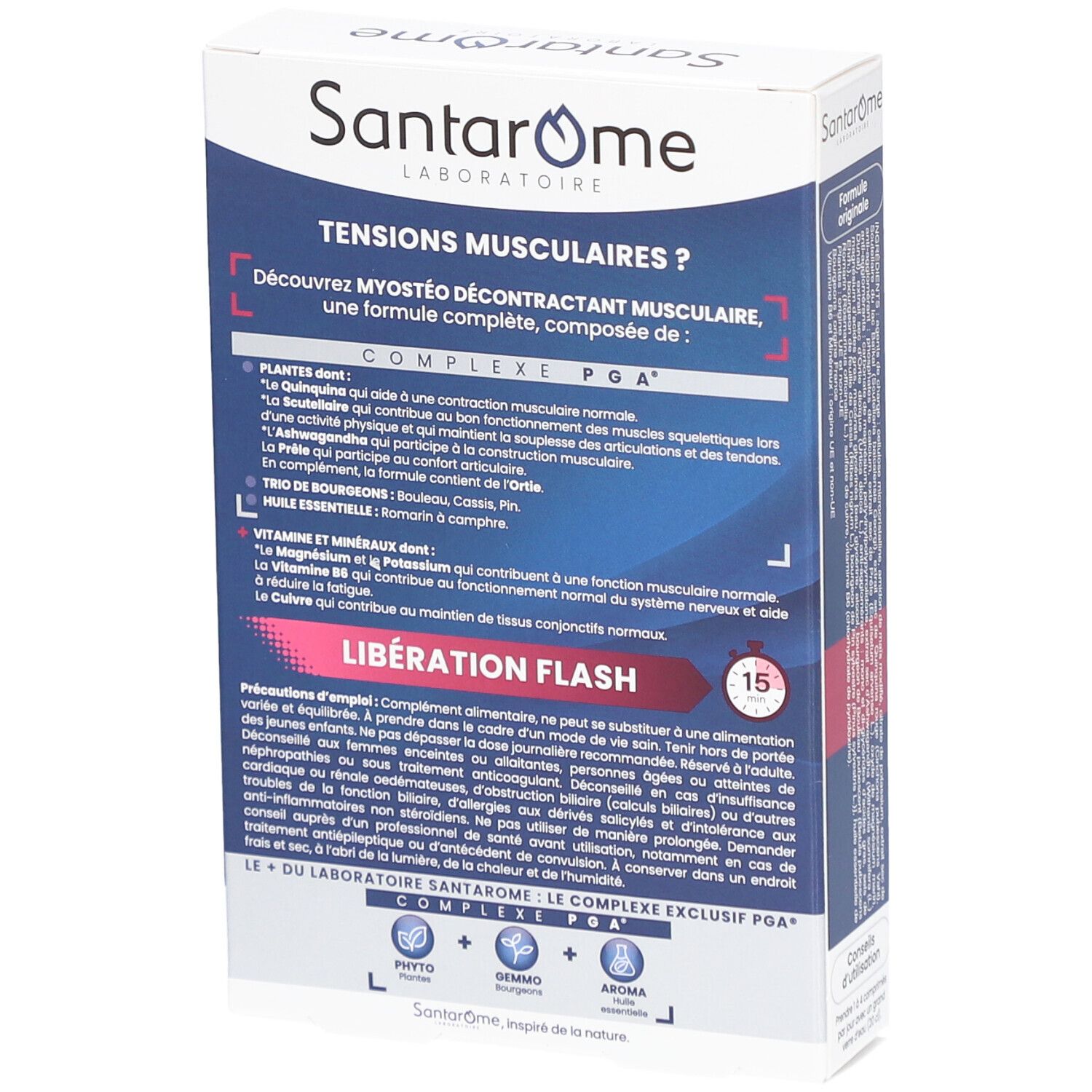 Santarome Myostéo Décontractant Musculaire Libération Flash