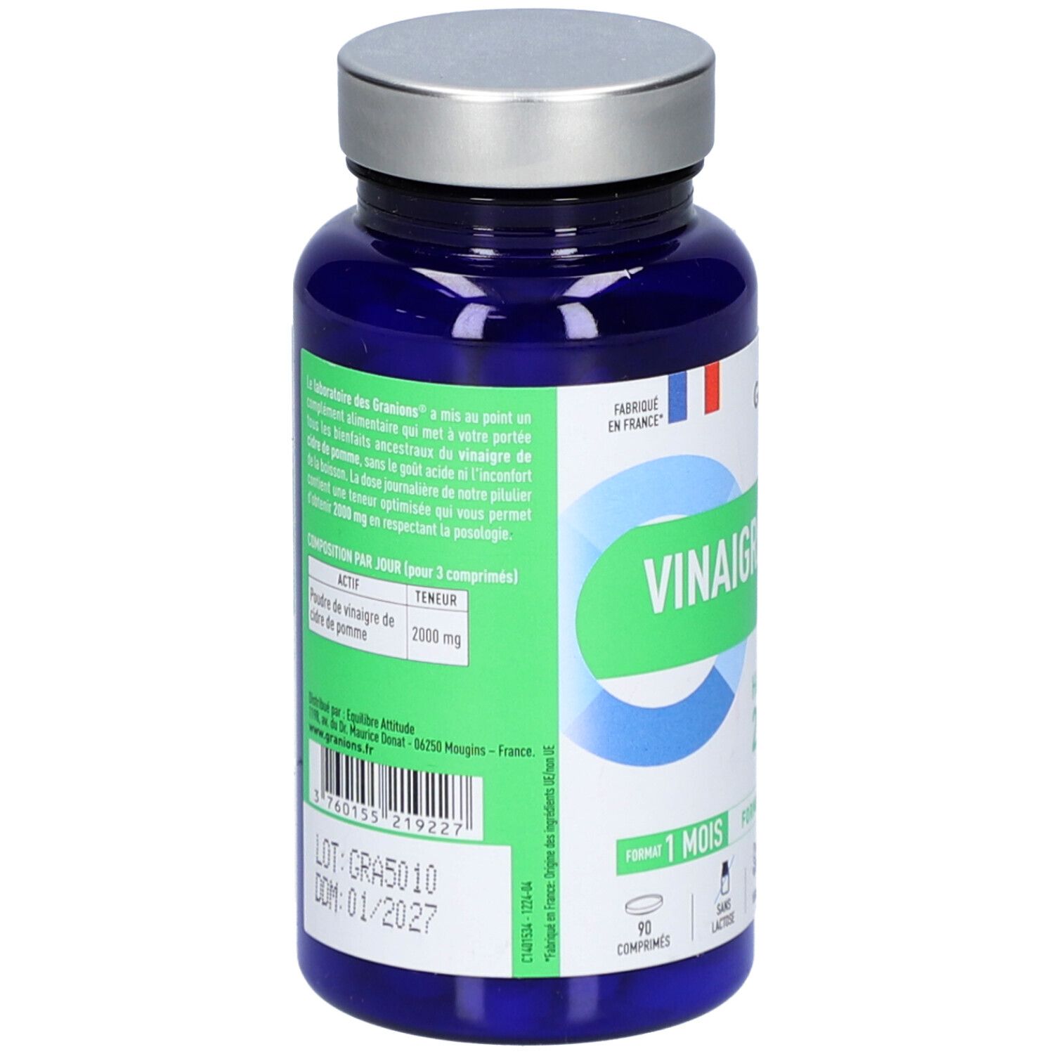 GRANIONS Vinaigre de Cide de Pomme