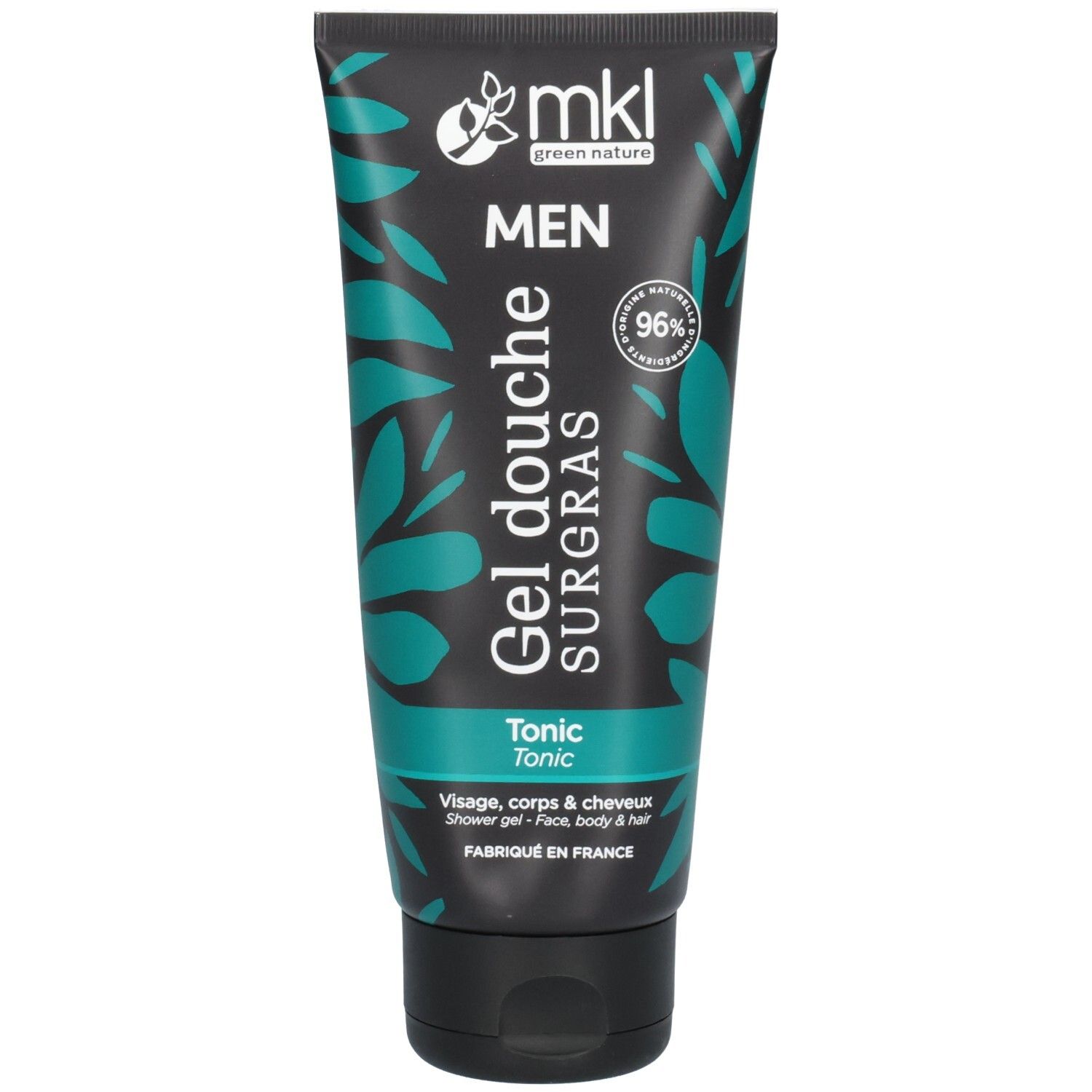 Mkl Green Nature Gel douche surgras pour hommes, Tonic, 96% d'ingrédients naturels.