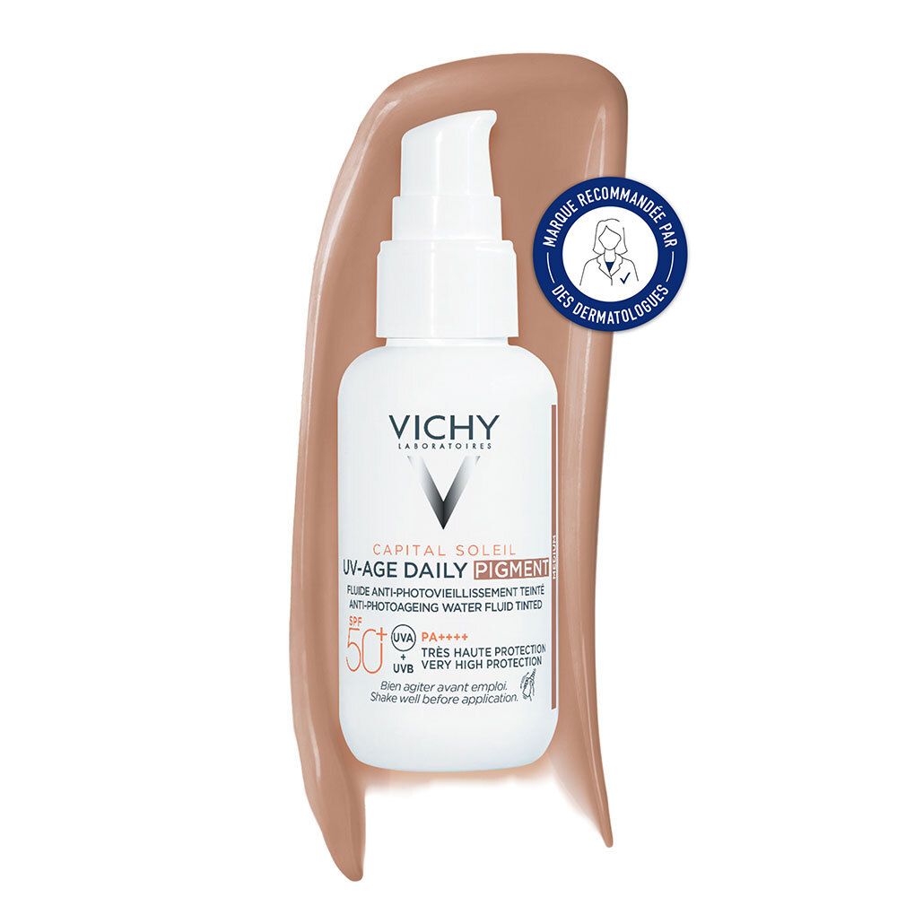 Vichy Capital Soleil UV-Age Daily teinté Medium Fluide solaire SPF50+ Flacon 40ml
