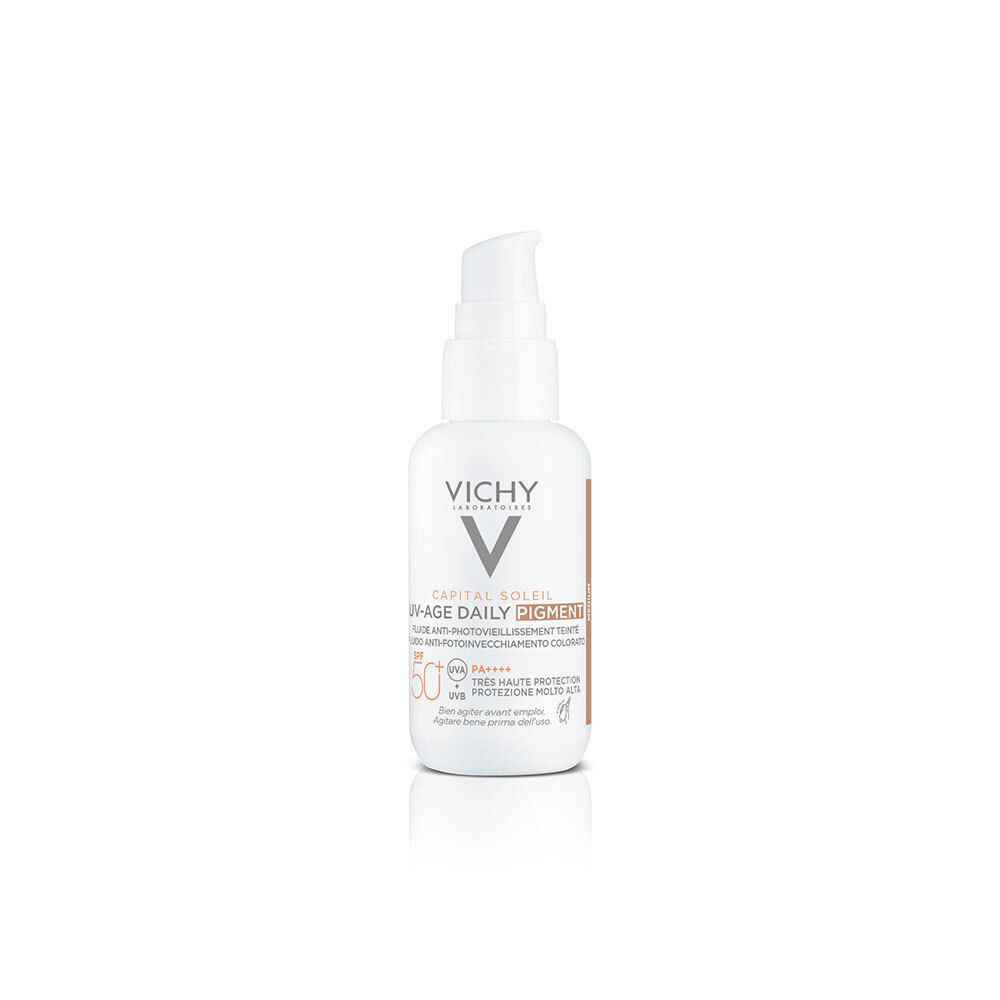 Vichy Capital Soleil UV-Age Daily teinté Medium Fluide solaire SPF50+ Flacon 40ml