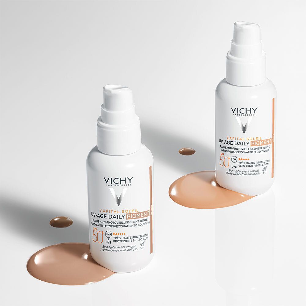 Vichy Capital Soleil UV-Age Daily teinté Medium Fluide solaire SPF50+ Flacon 40ml