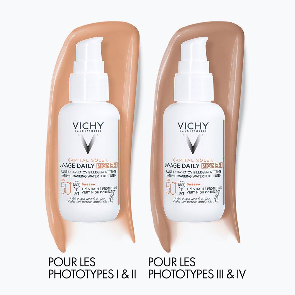 Vichy Capital Soleil UV-Age Daily teinté Medium Fluide solaire SPF50+ Flacon 40ml
