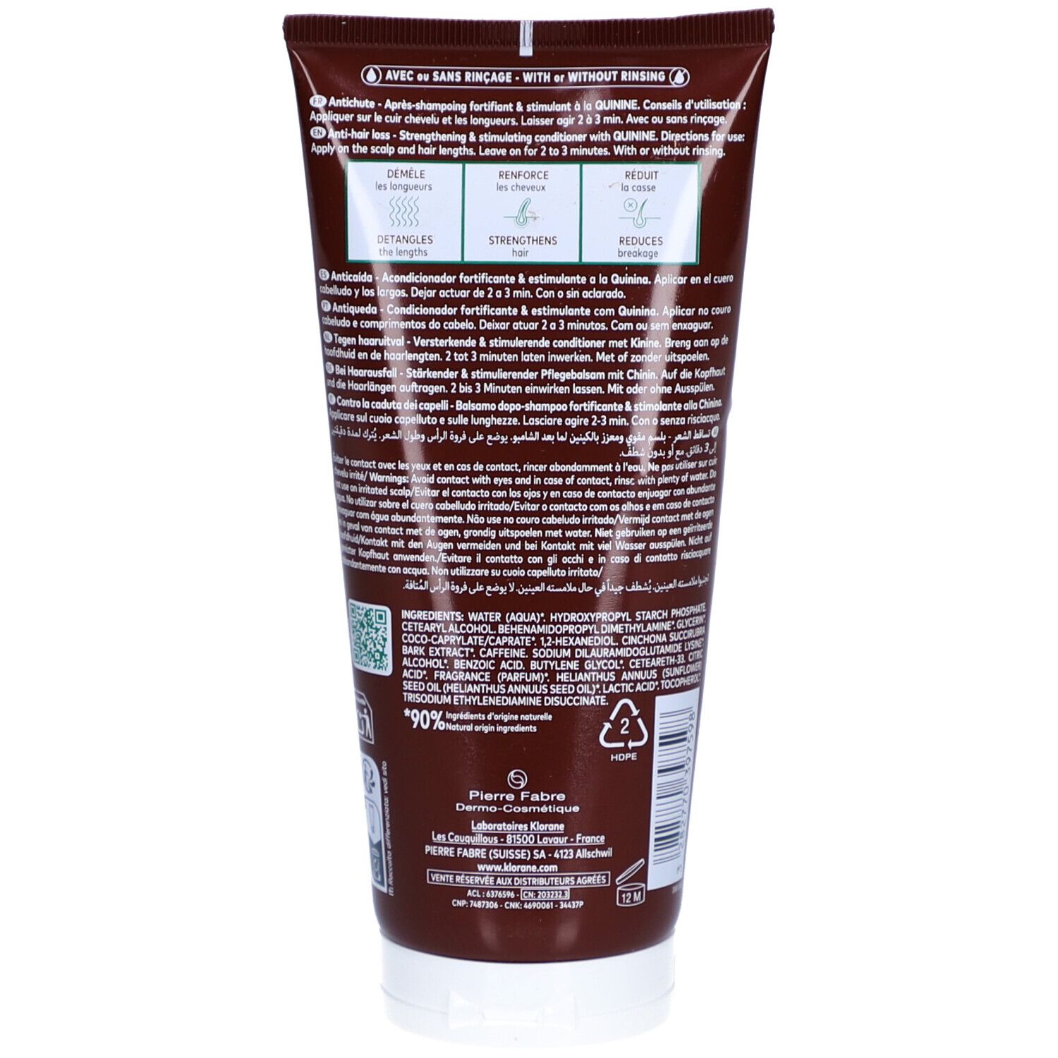 KLORANE Après-Shampoing Fortifiant & Stimulant