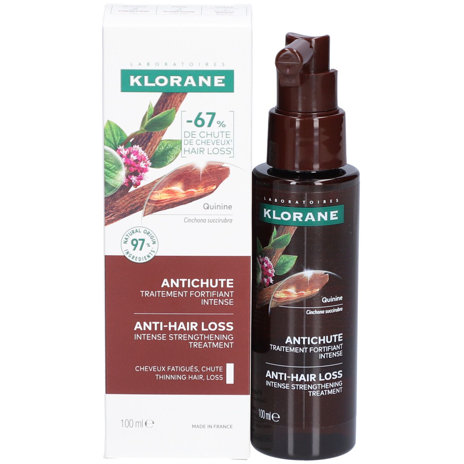 KLORANE Antichute Traitement fortifiant intense