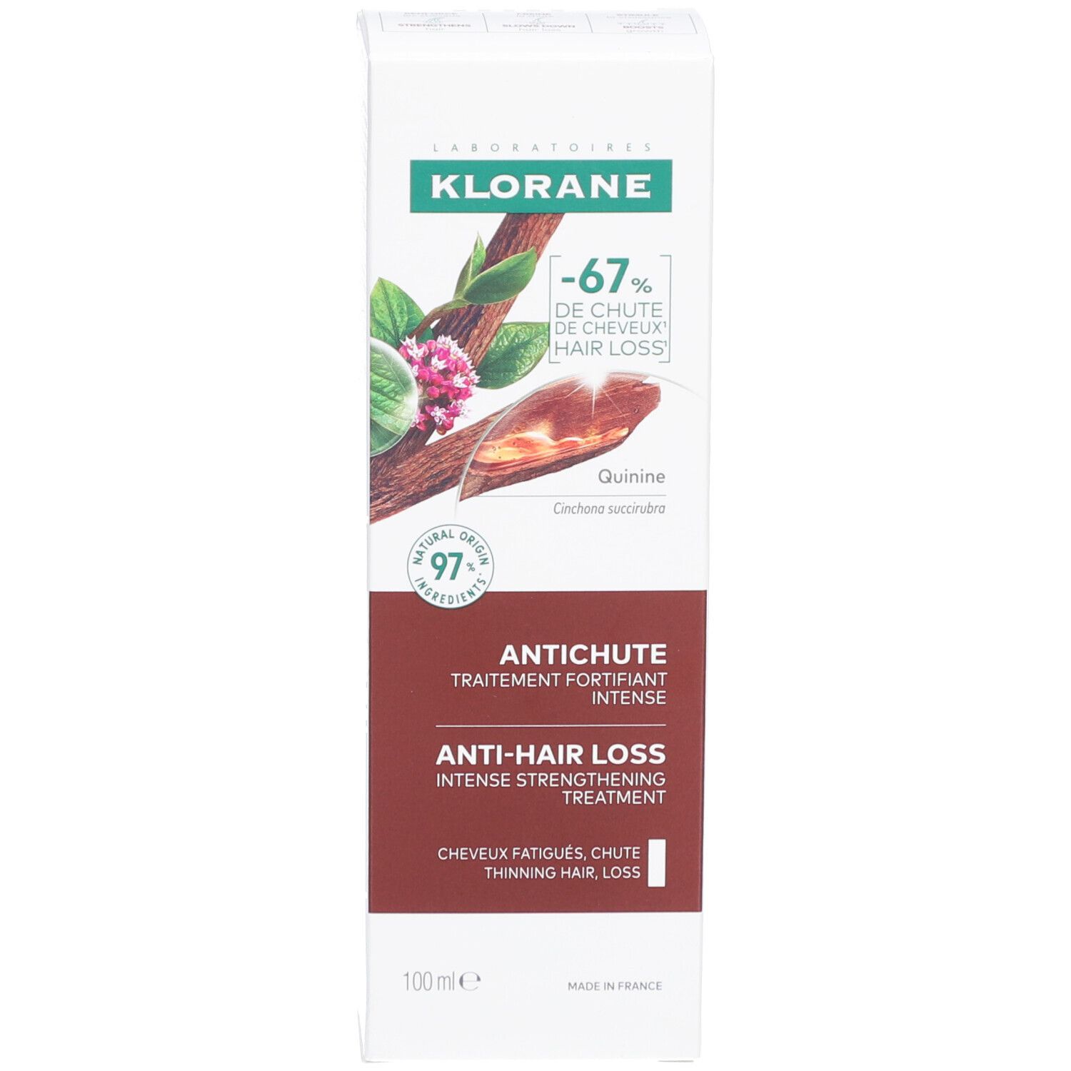KLORANE Antichute Traitement fortifiant intense