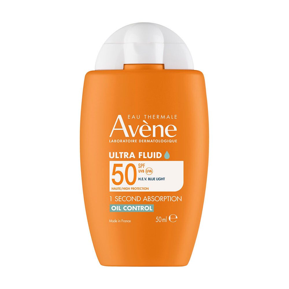 Avène Solaire Ultra Fluide SPF50 Peaux Sensibles Mixtes à Grasses