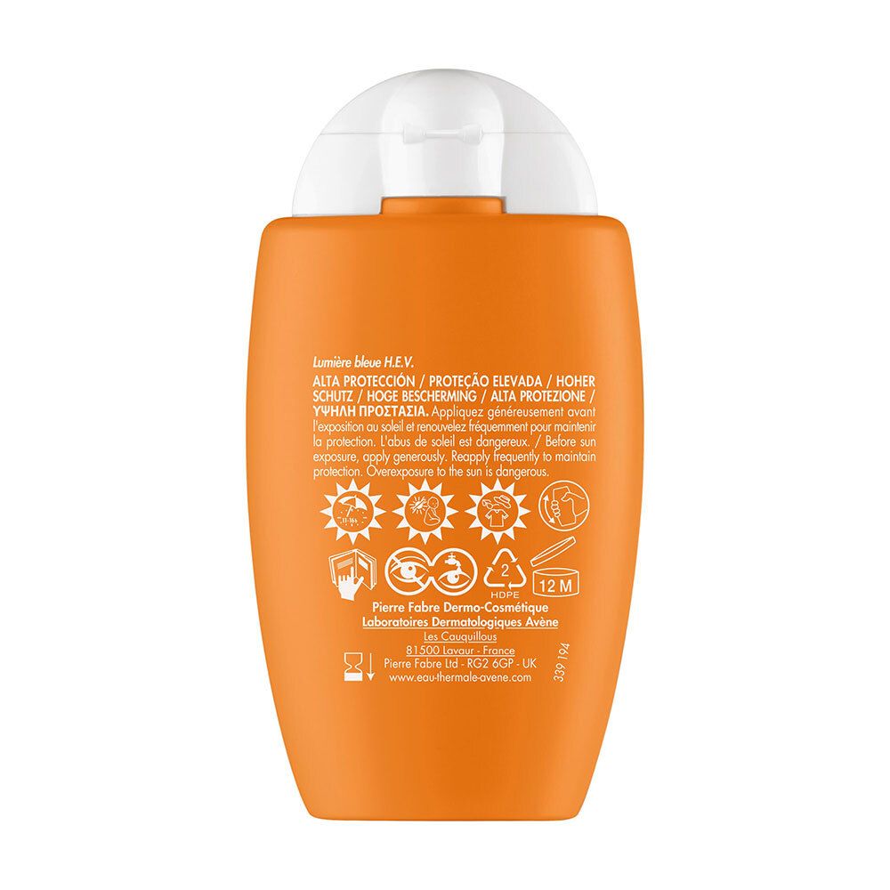 Avène Solaire Ultra Fluide SPF50 Peaux Sensibles Mixtes à Grasses