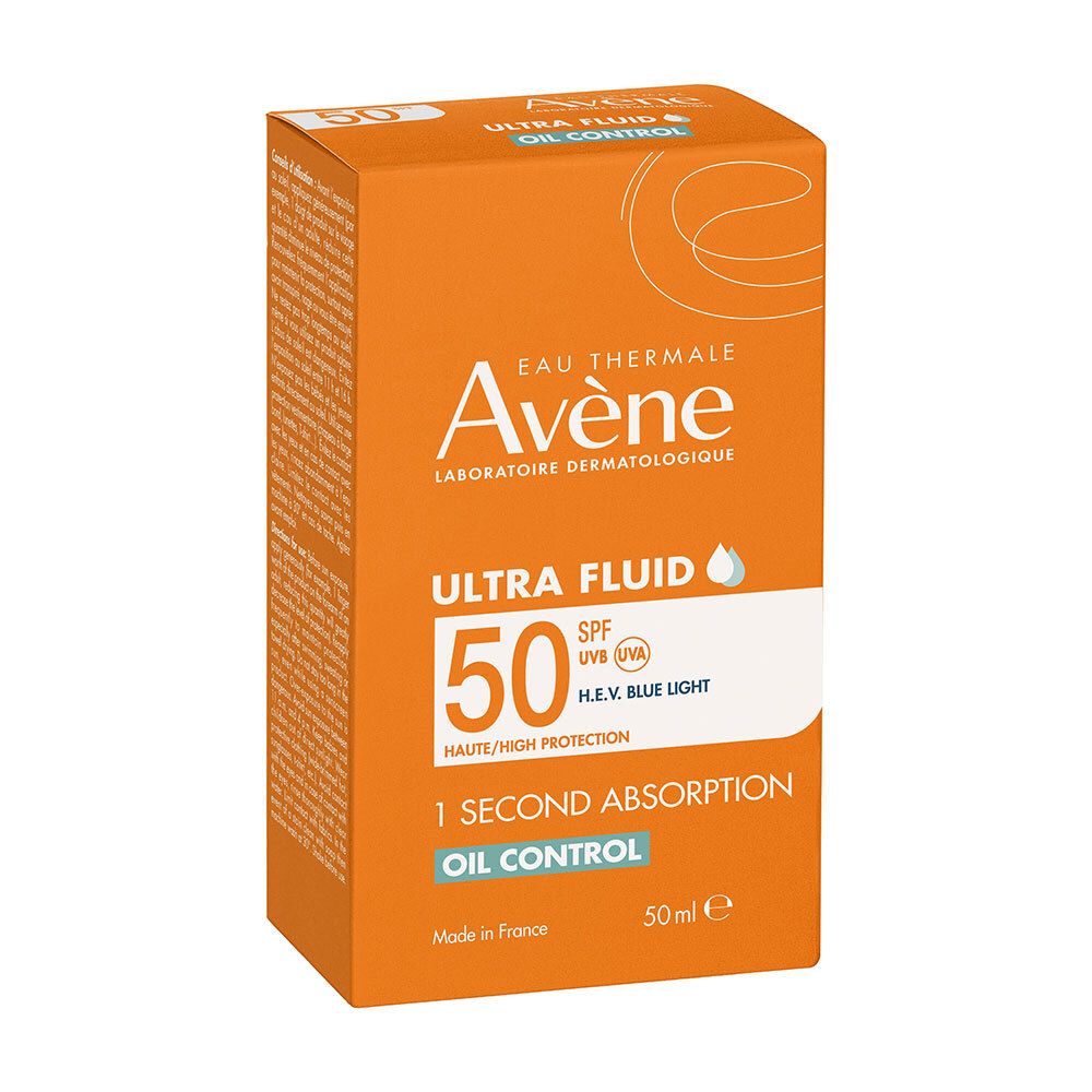 Avène Solaire Ultra Fluide SPF50 Peaux Sensibles Mixtes à Grasses
