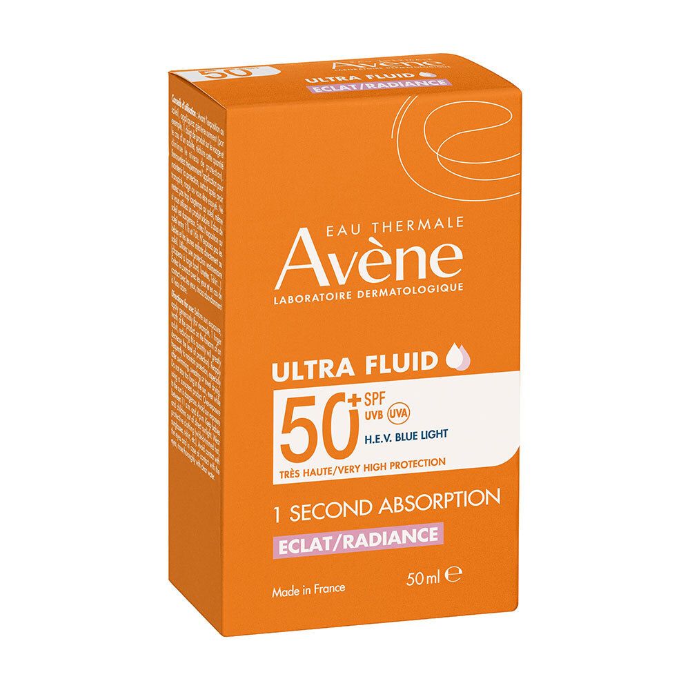Avène Solaire Ultra Fluid Radiance SPF50+ | Très Haute Protection | Éclat