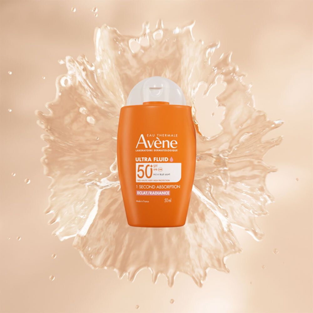 Avène Solaire Ultra Fluid Radiance SPF50+ | Très Haute Protection | Éclat