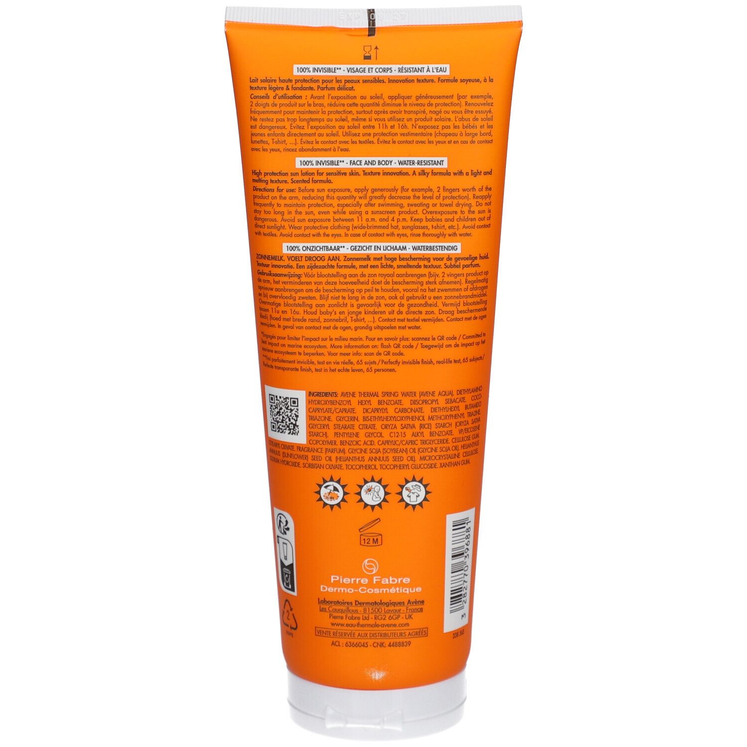 AVENE Lait Solaire SPF50