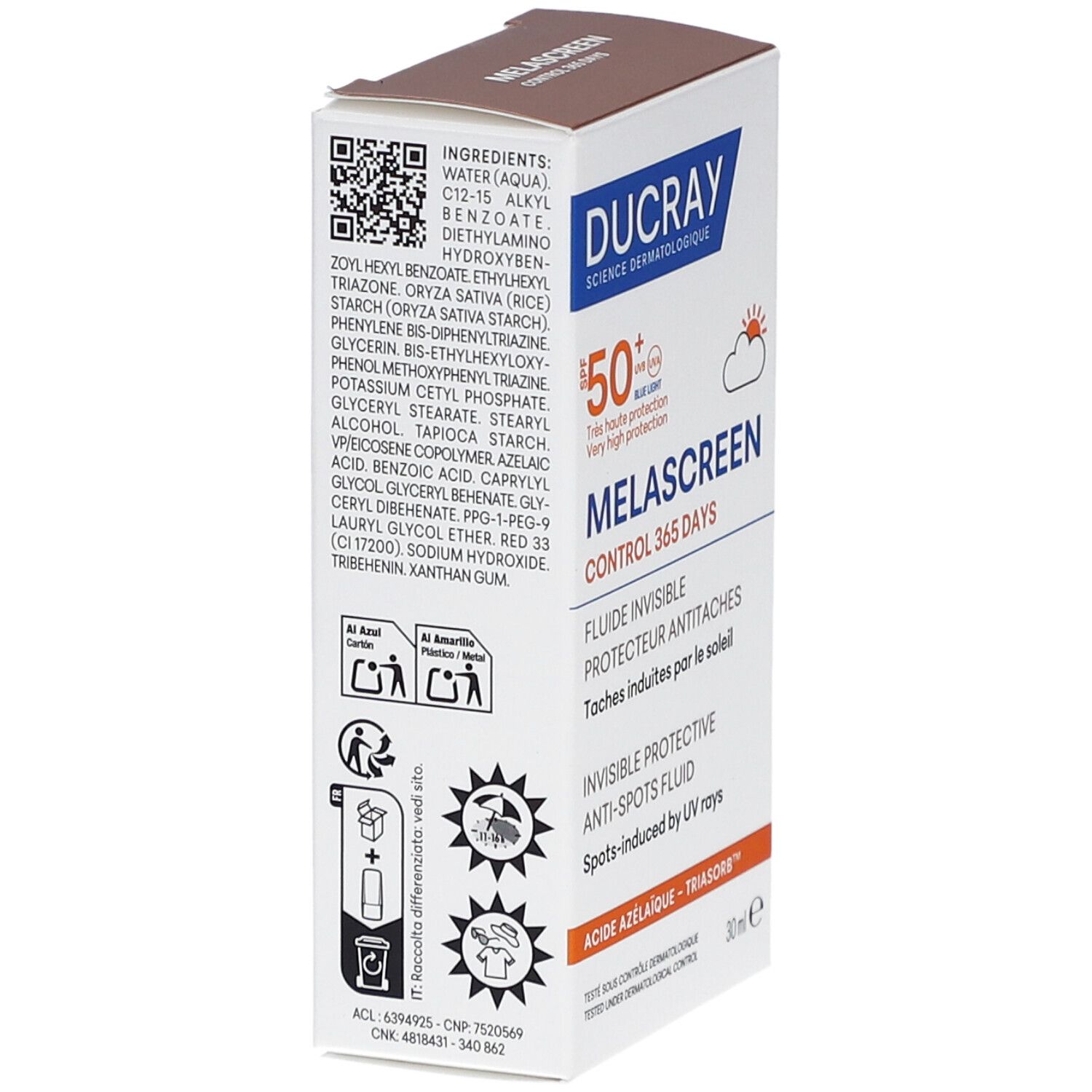 DUCRAY Melascreen Fluide Anti-Tâches Protecteur SPF50+