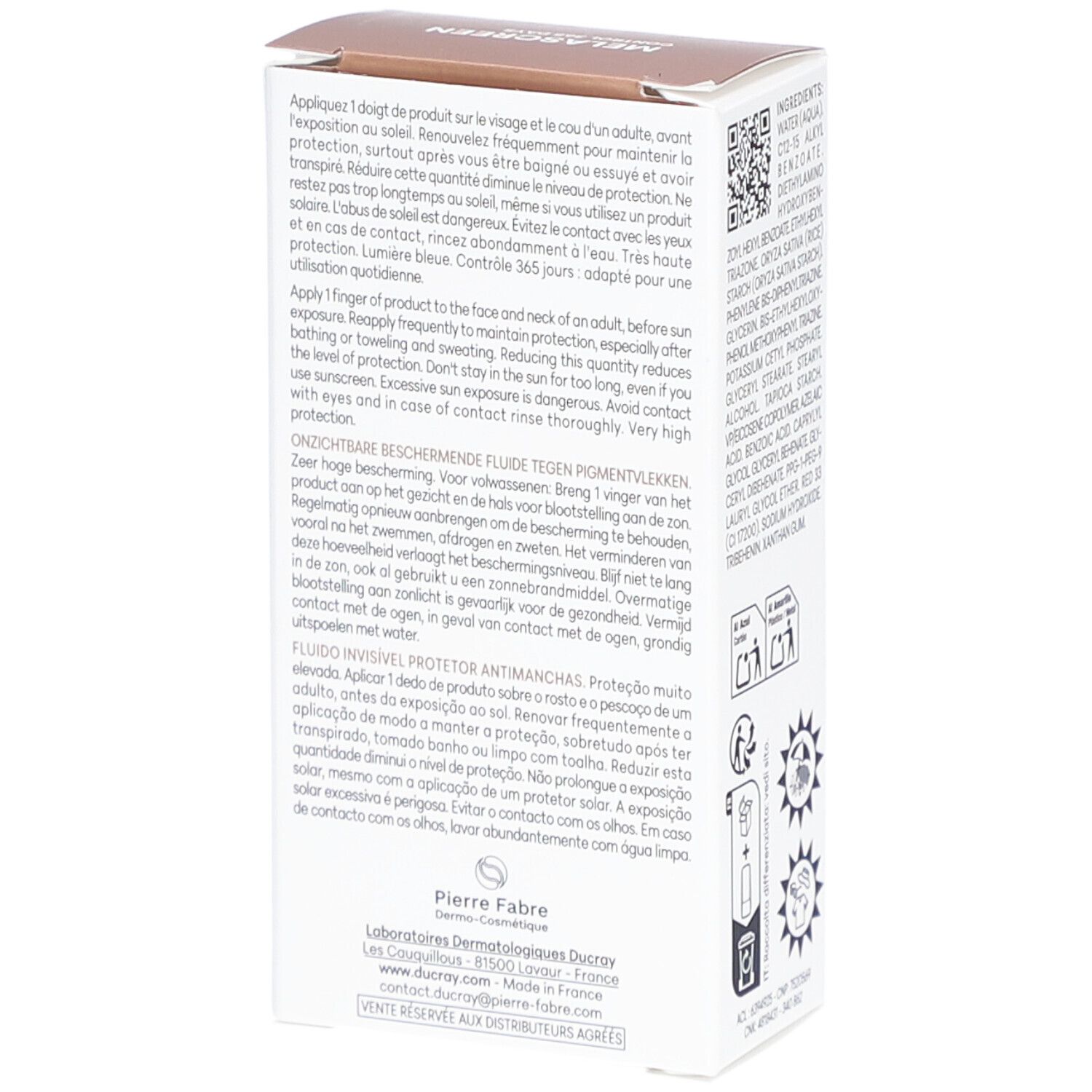 DUCRAY Melascreen Fluide Anti-Tâches Protecteur SPF50+