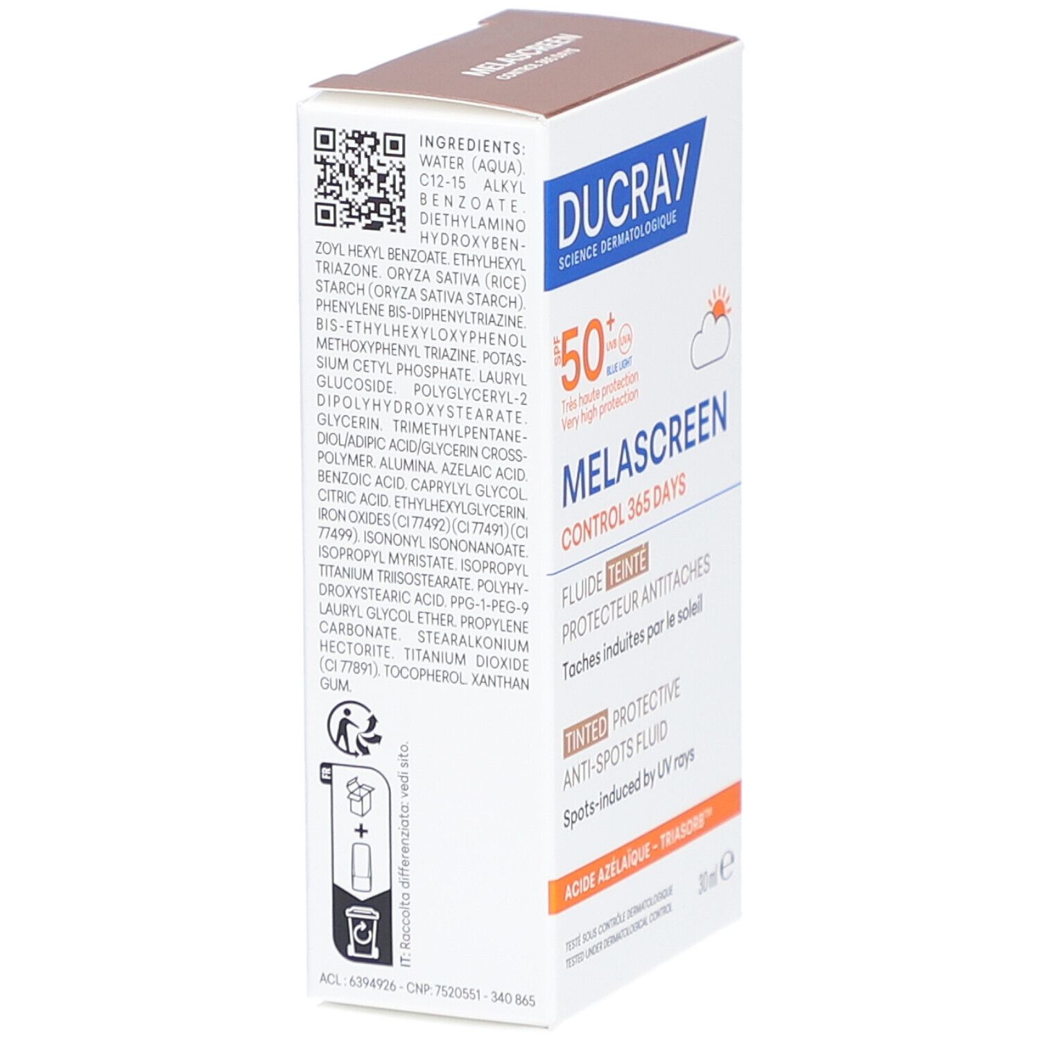 DUCRAY Melascreen Fluide Teinté Anti-Tâches Protecteur SPF50+