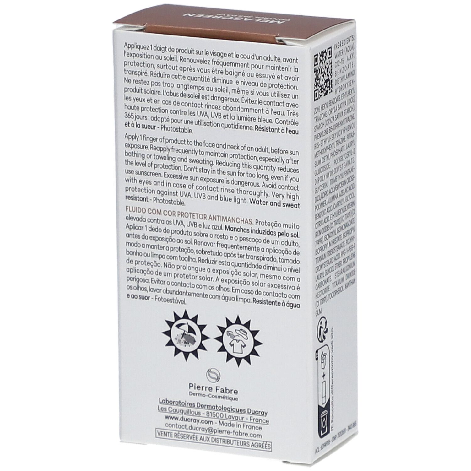 DUCRAY Melascreen Fluide Teinté Anti-Tâches Protecteur SPF50+