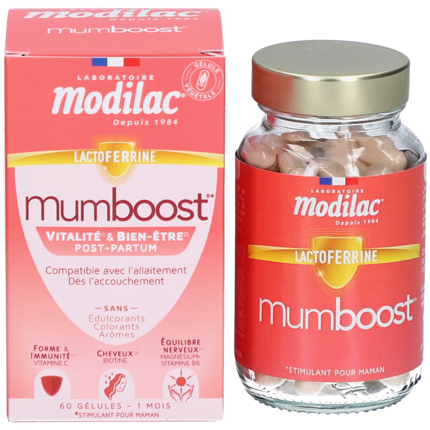 Modilac Mumboost Vitalité et Bien-Être Post-Partum