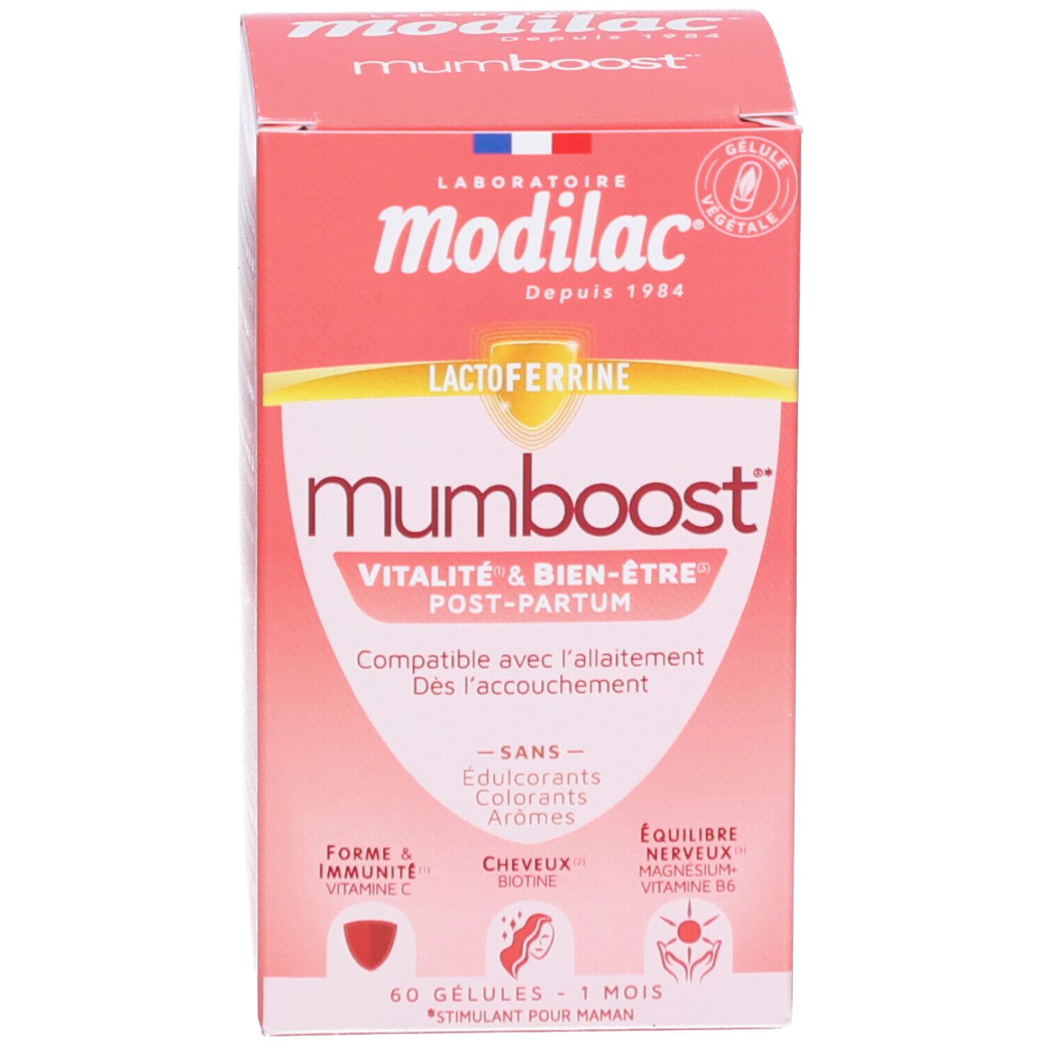 Modilac Mumboost Vitalité et Bien-Être Post-Partum