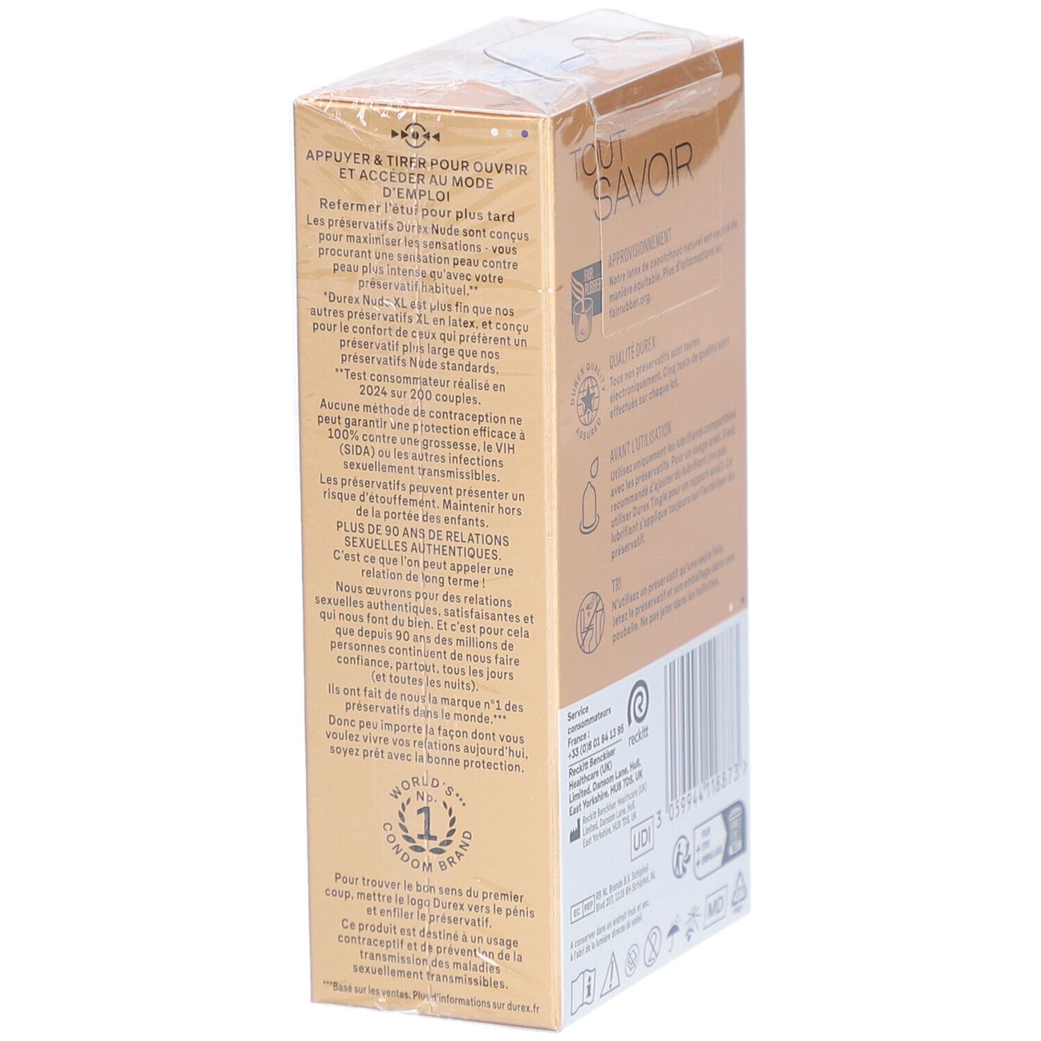 DUREX Nude XL 10