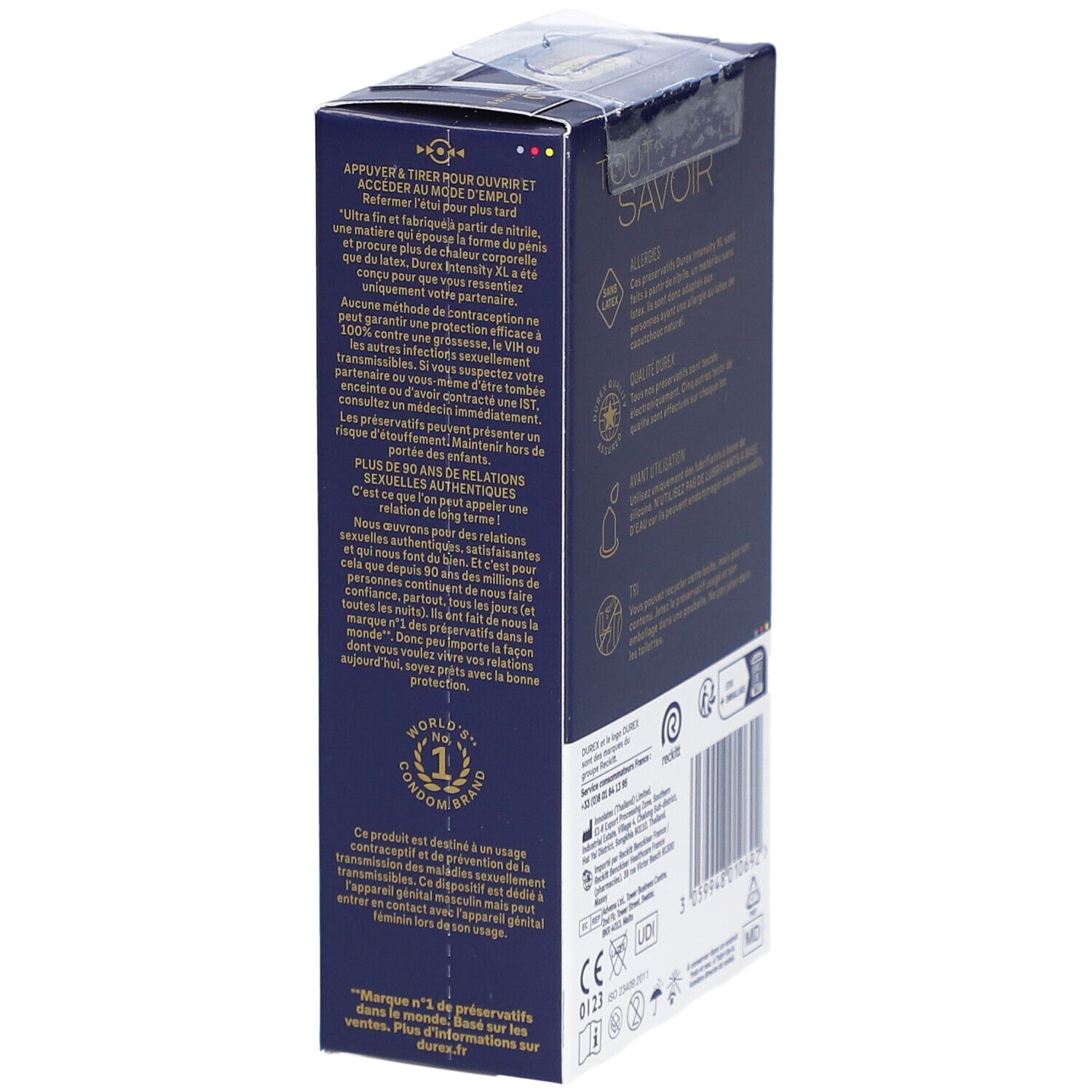 DUREX Intensity XL Sans Latex