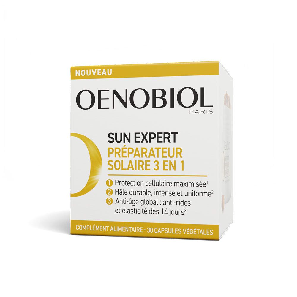 Oenobiol Sun expert Préparateur Solaire 3en1 Triple action