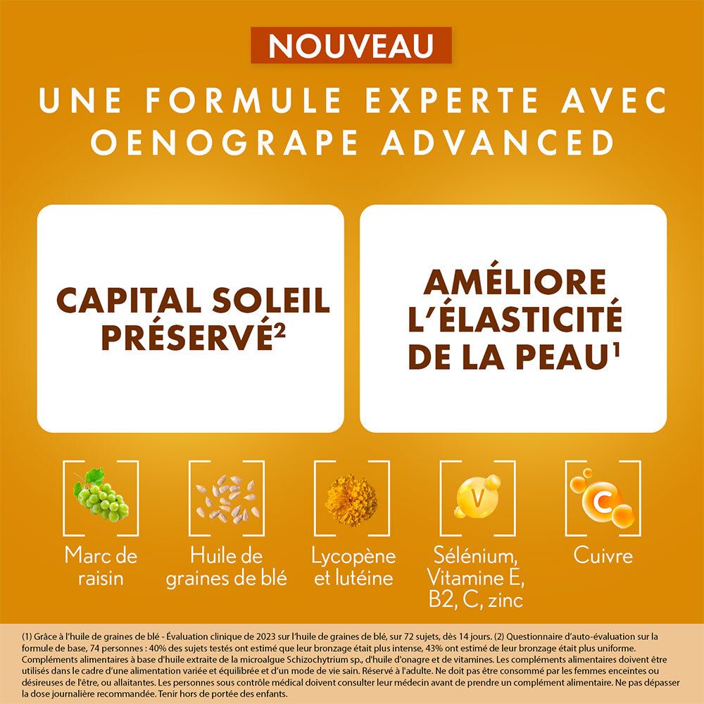 Oenobiol Sun expert Préparateur Solaire 3en1 Triple action