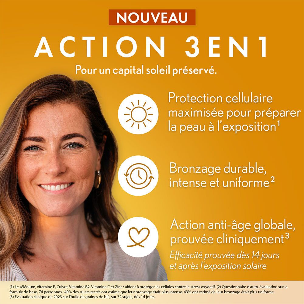 Oenobiol Sun expert Préparateur Solaire 3en1 Triple action