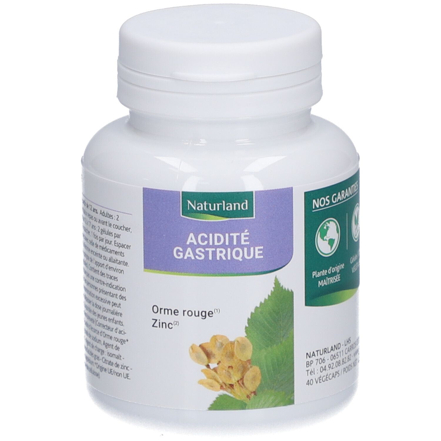 Naturland Acidité Gastrique Végécaps