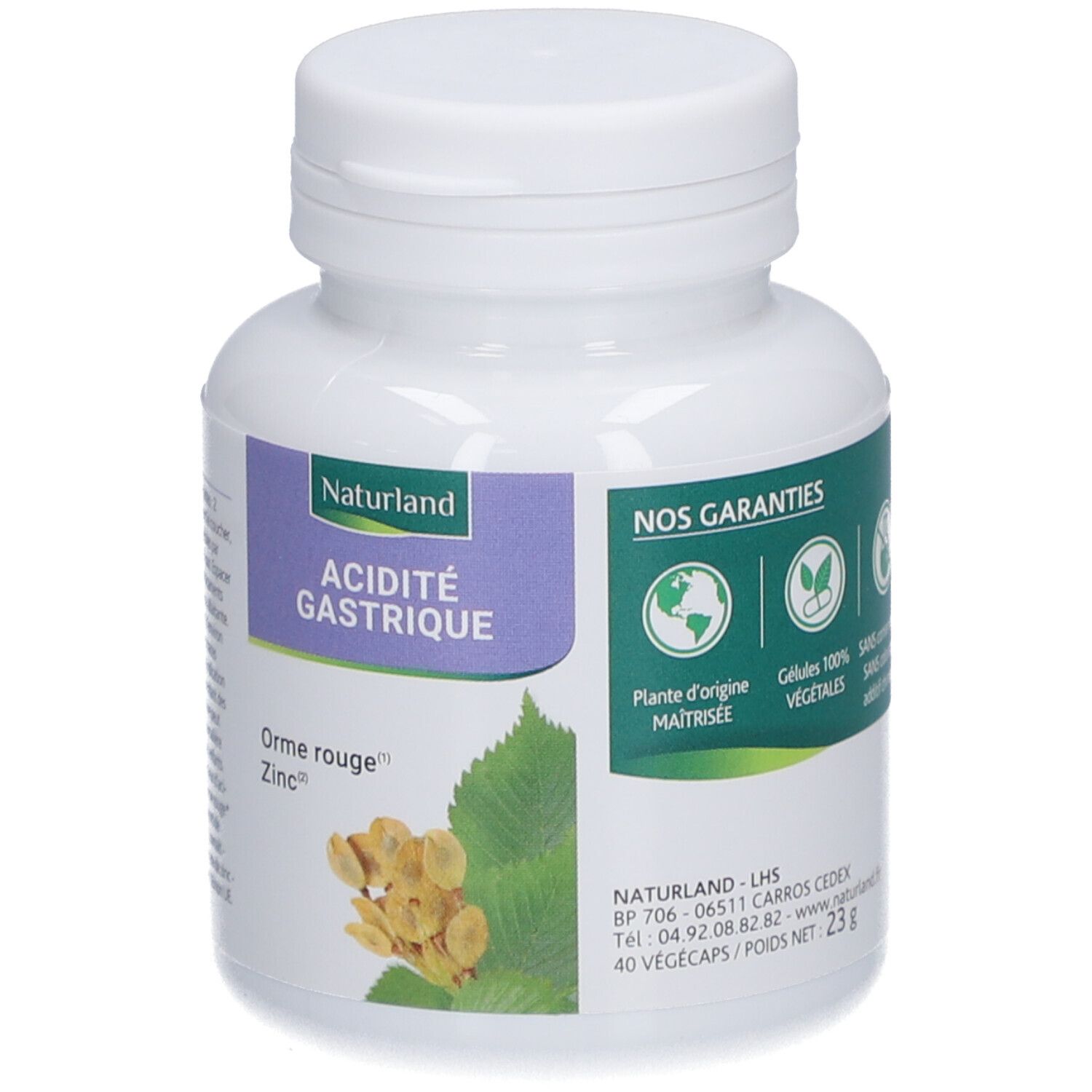 Naturland Acidité Gastrique Végécaps