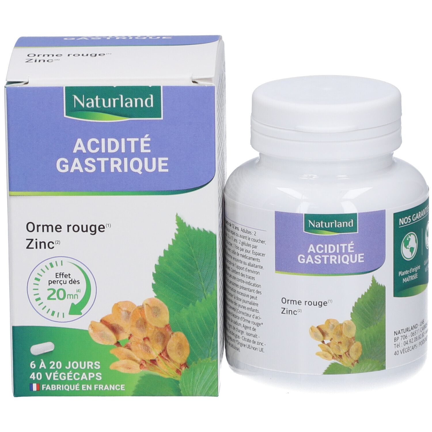 Naturland Acidité Gastrique Végécaps