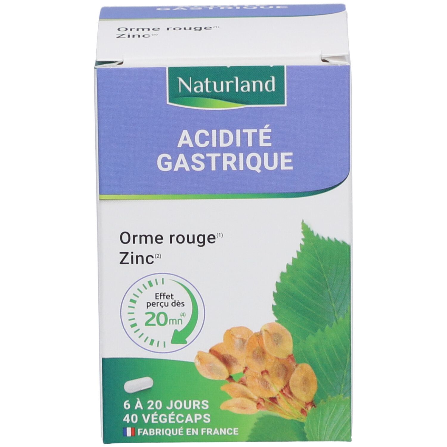 Naturland Acidité Gastrique Végécaps