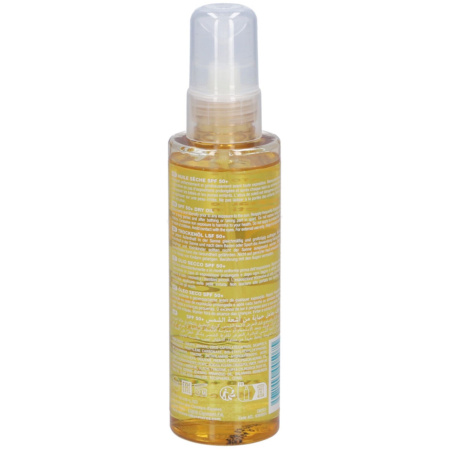 NOREVA Bergasol Huile Sèche SPF50+