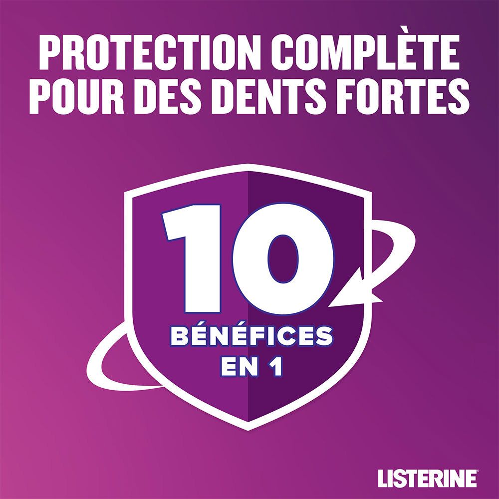 Listerine Total Care – Bain de Bouche Antibactérien Menthe