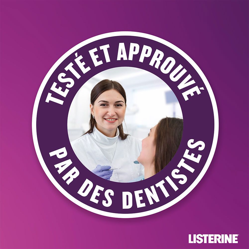 Listerine Total Care – Bain de Bouche Antibactérien Menthe