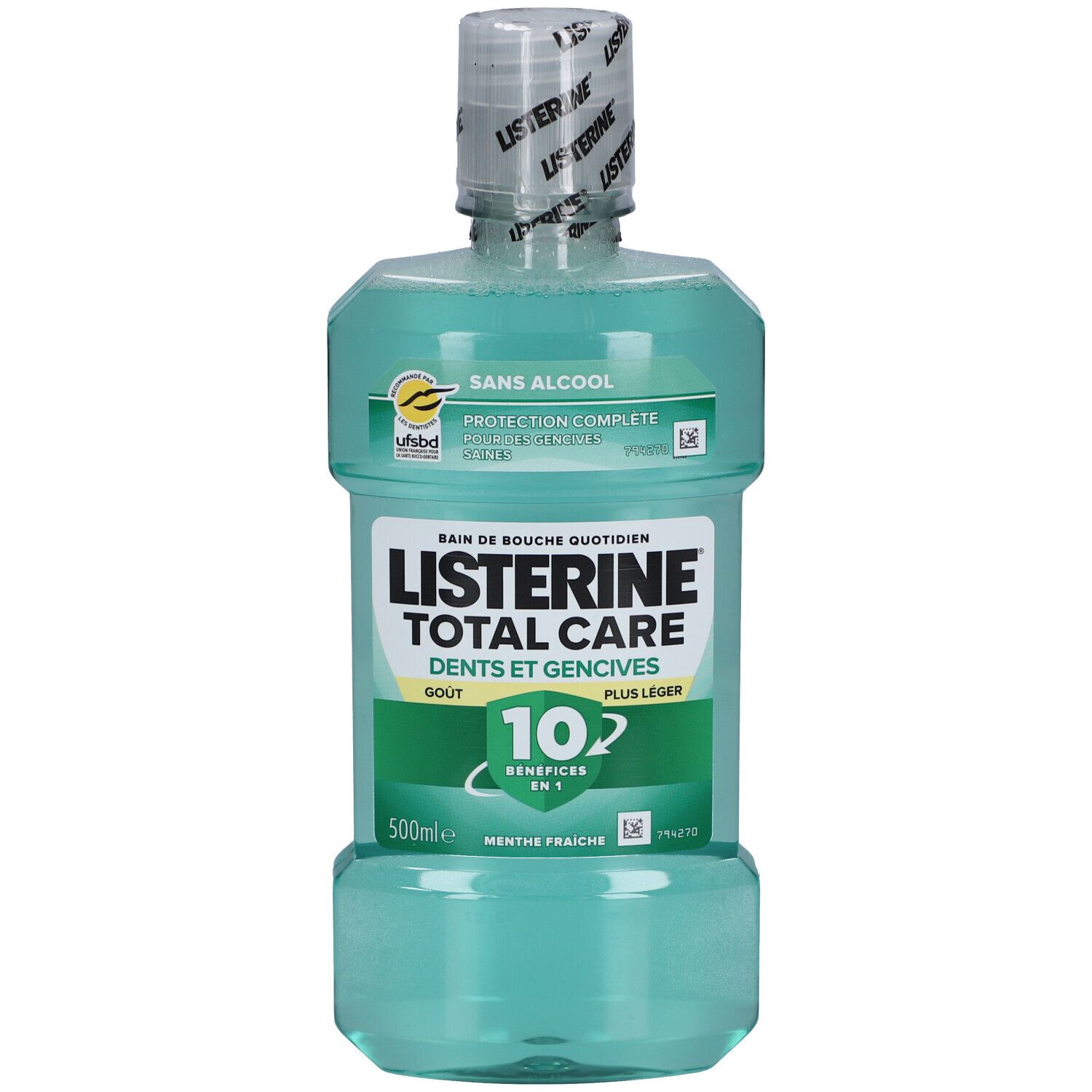 Listerine Total Care Dents et Gencives – Bain de Bouche Sans Alcool