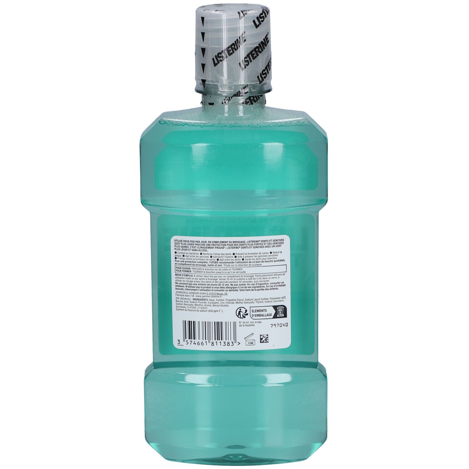 Listerine Total Care Dents et Gencives – Bain de Bouche Sans Alcool